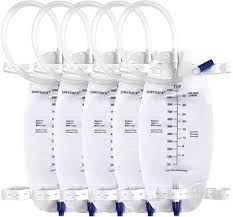 Disposable Urine Leg Bag with Tap, 750–1000 mL